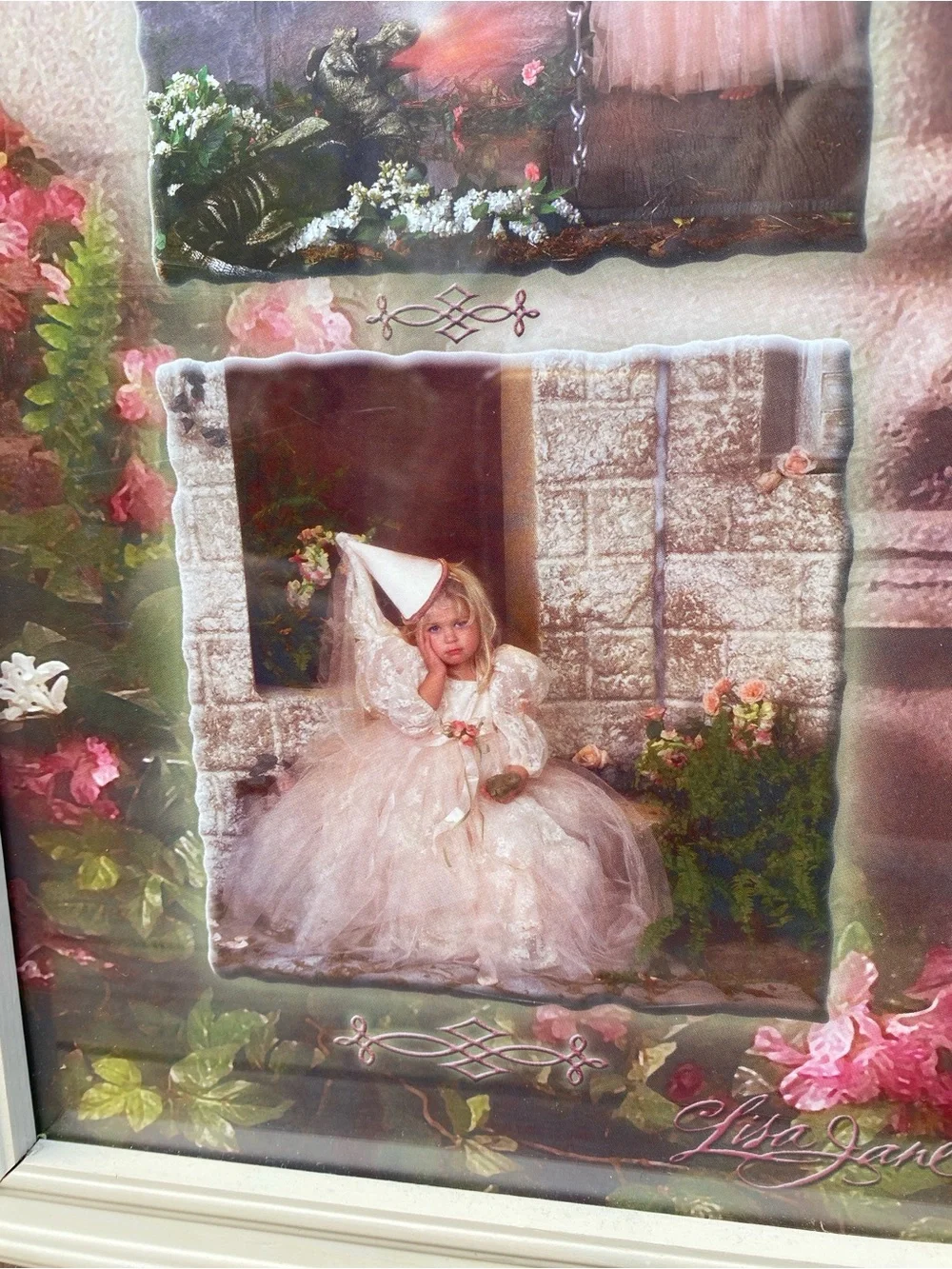 Once Upon a Time Framed Wall Art - Pink/White